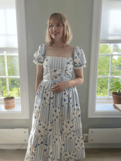 Gunne Sax geïnspireerde jurk - Maat 38 - Afbeelding 3