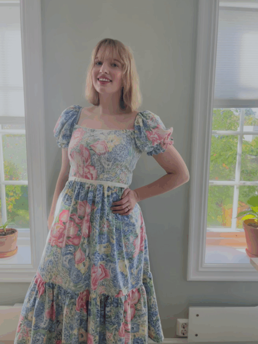 Gunne Sax geïnspireerde jurk - Maat 38 - Afbeelding 5