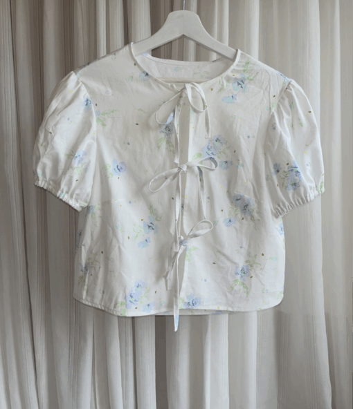 Vintage geïnspireerde blouse - Afbeelding 2