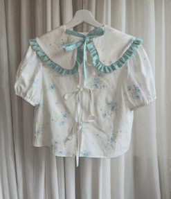 Vintage geïnspireerde blouse