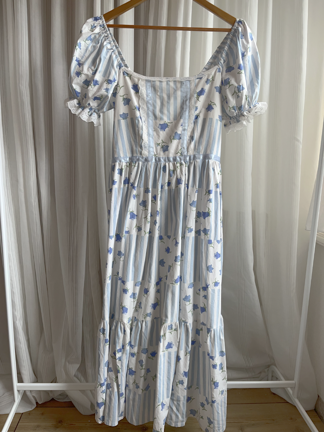 Gunne Sax geïnspireerde jurk